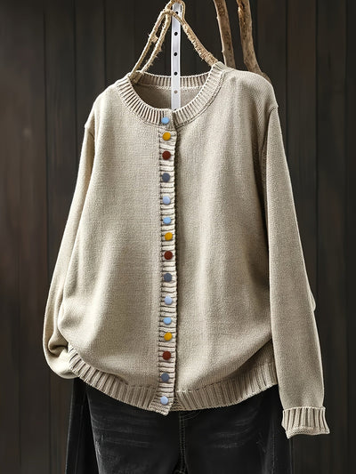 Sofia Komfortabel og Stilfuld Cardigan