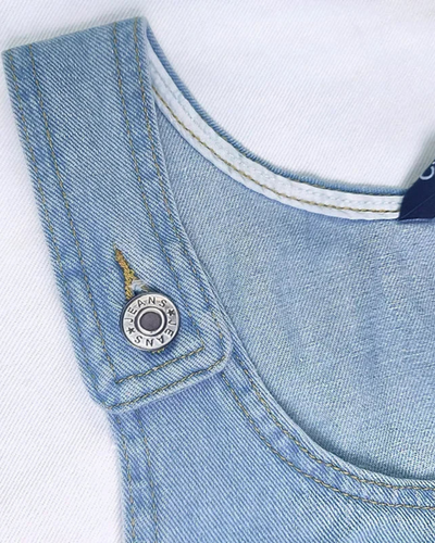 Sigrid Denimkjole Sommerkjole med Flatterende Snit