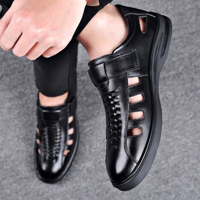 Steffen | Brune Læder Sport Sandaler