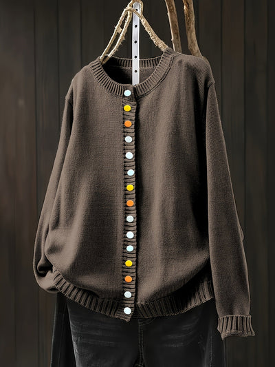 Sofia Komfortabel og Stilfuld Cardigan