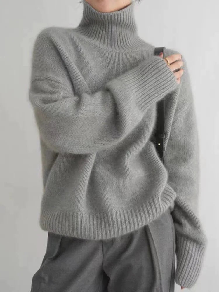 Isabella Sweater med høj hals