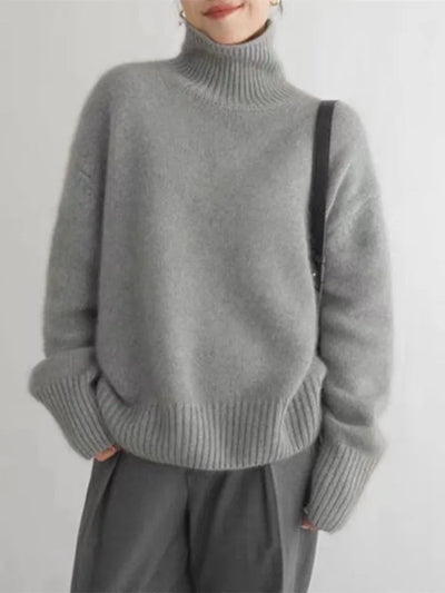 Isabella Sweater med høj hals