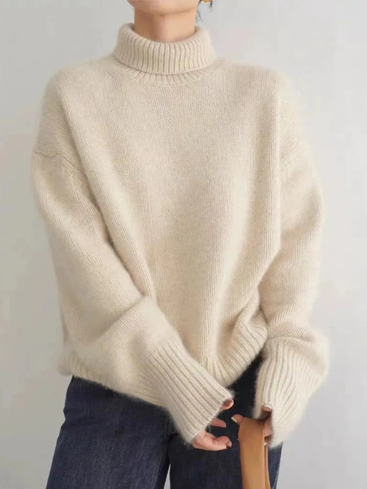 Isabella Sweater med høj hals