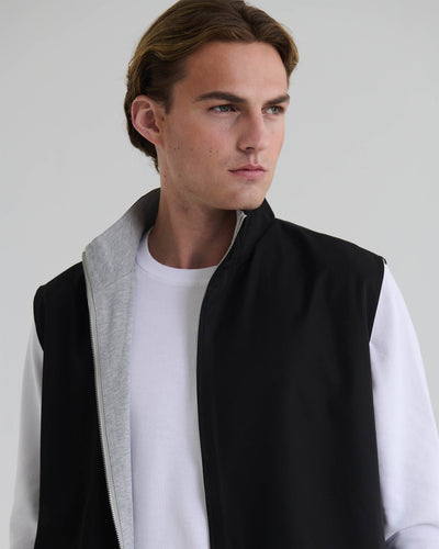 Omvendelig City Bodywarmer - Sort