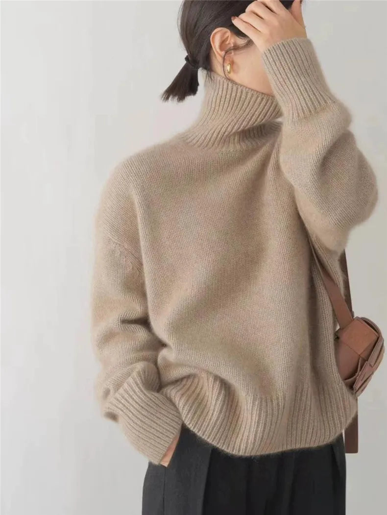 Isabella Sweater med høj hals