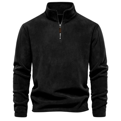 Henrik | Varm fleece krave sweatshirt