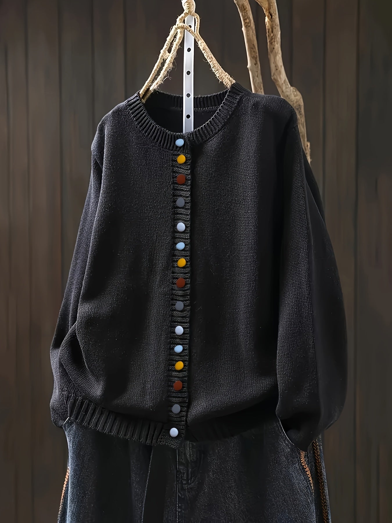 Sofia Komfortabel og Stilfuld Cardigan