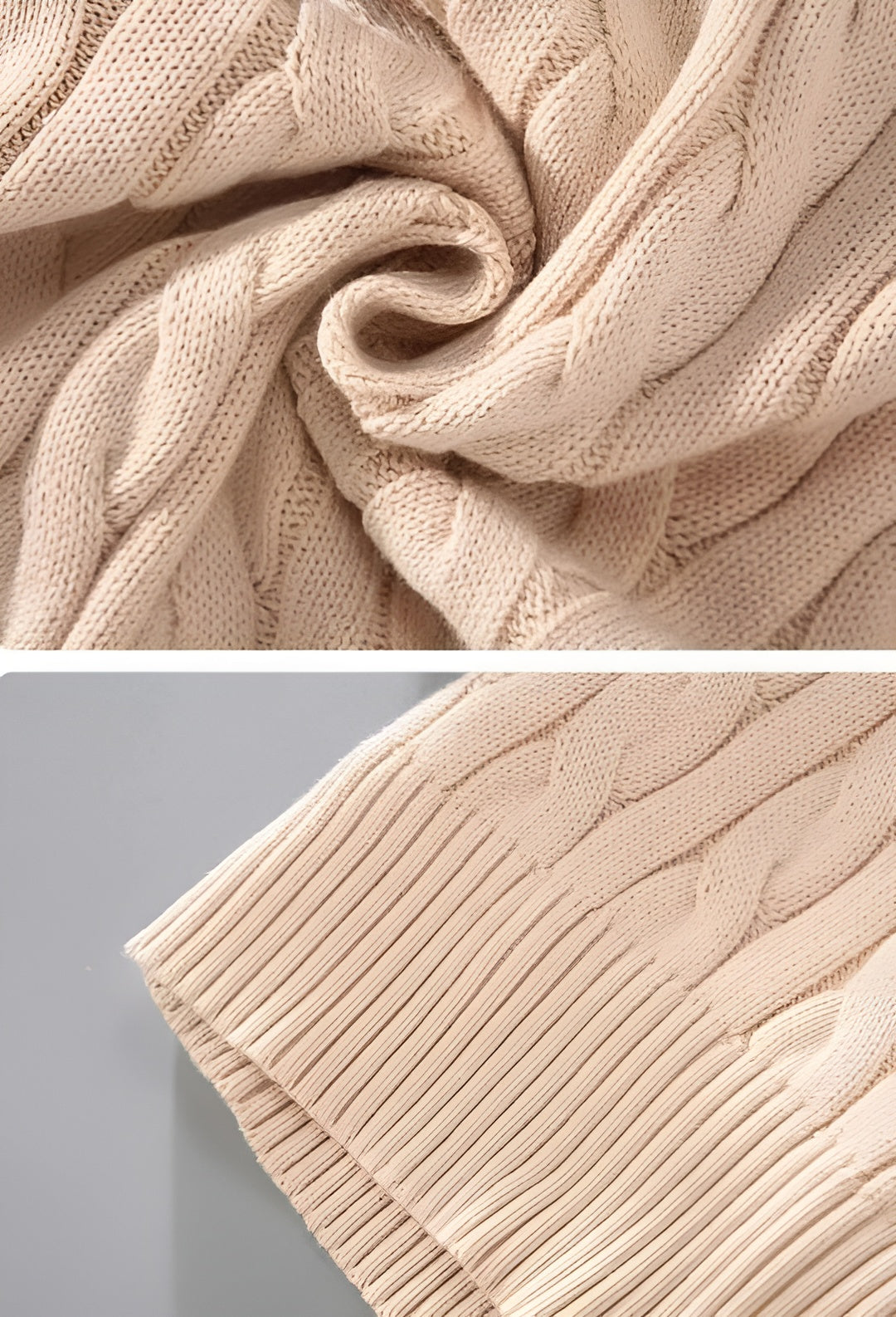 Marco | Sweater med halv lynlås