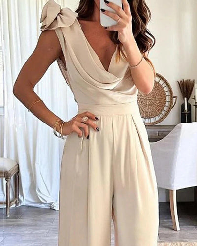 Madelyn Jumpsuit med vandfaldudskæring