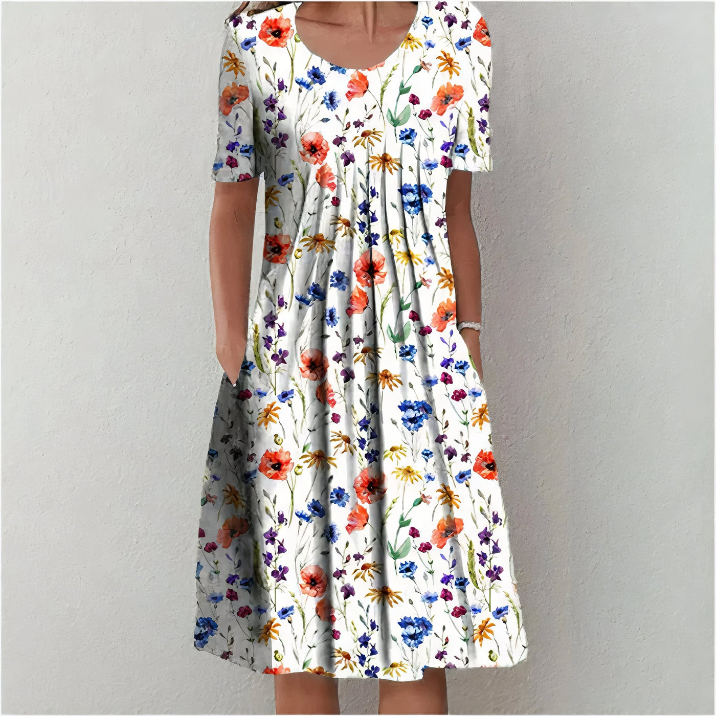 Ulla Elegant bomuldskjole