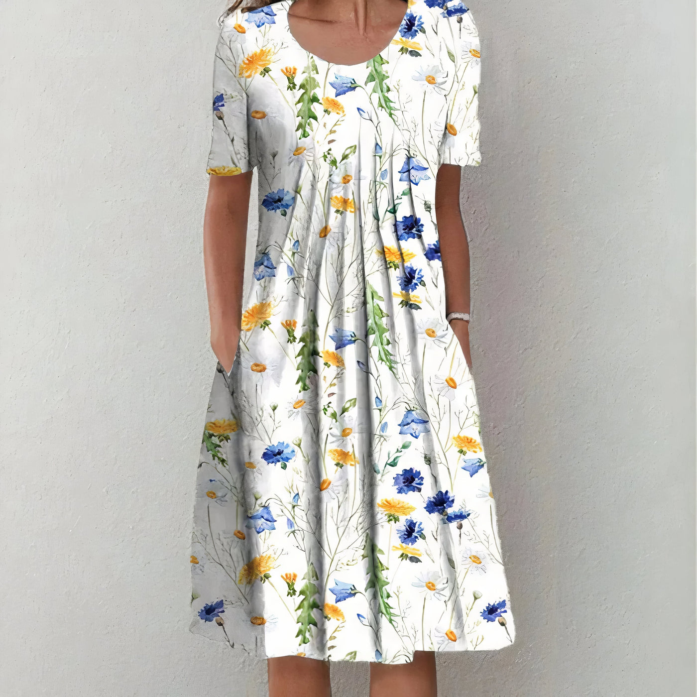Ulla Elegant bomuldskjole